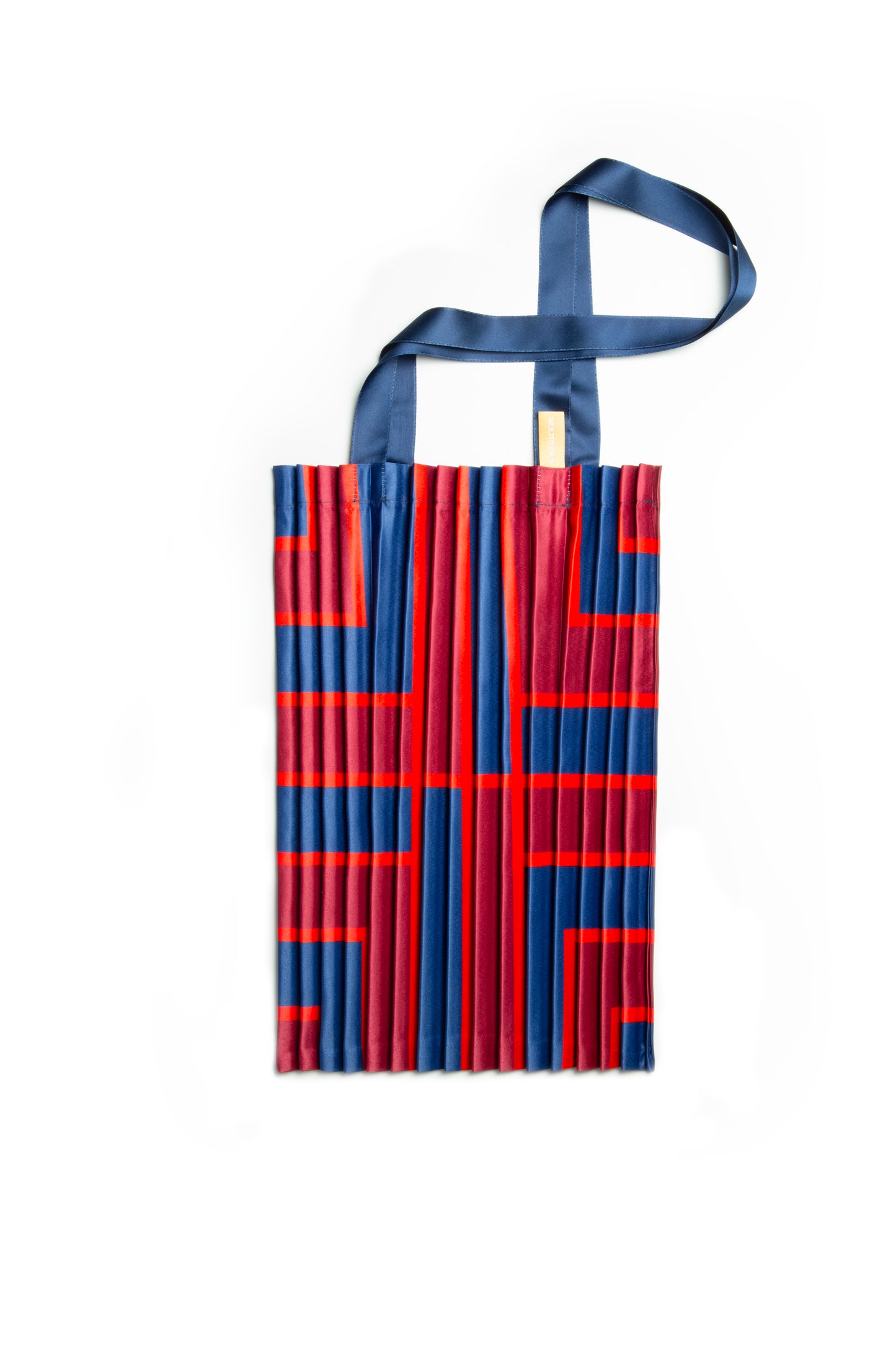 Multitudes Satin Pleated Stintino Tote Bag