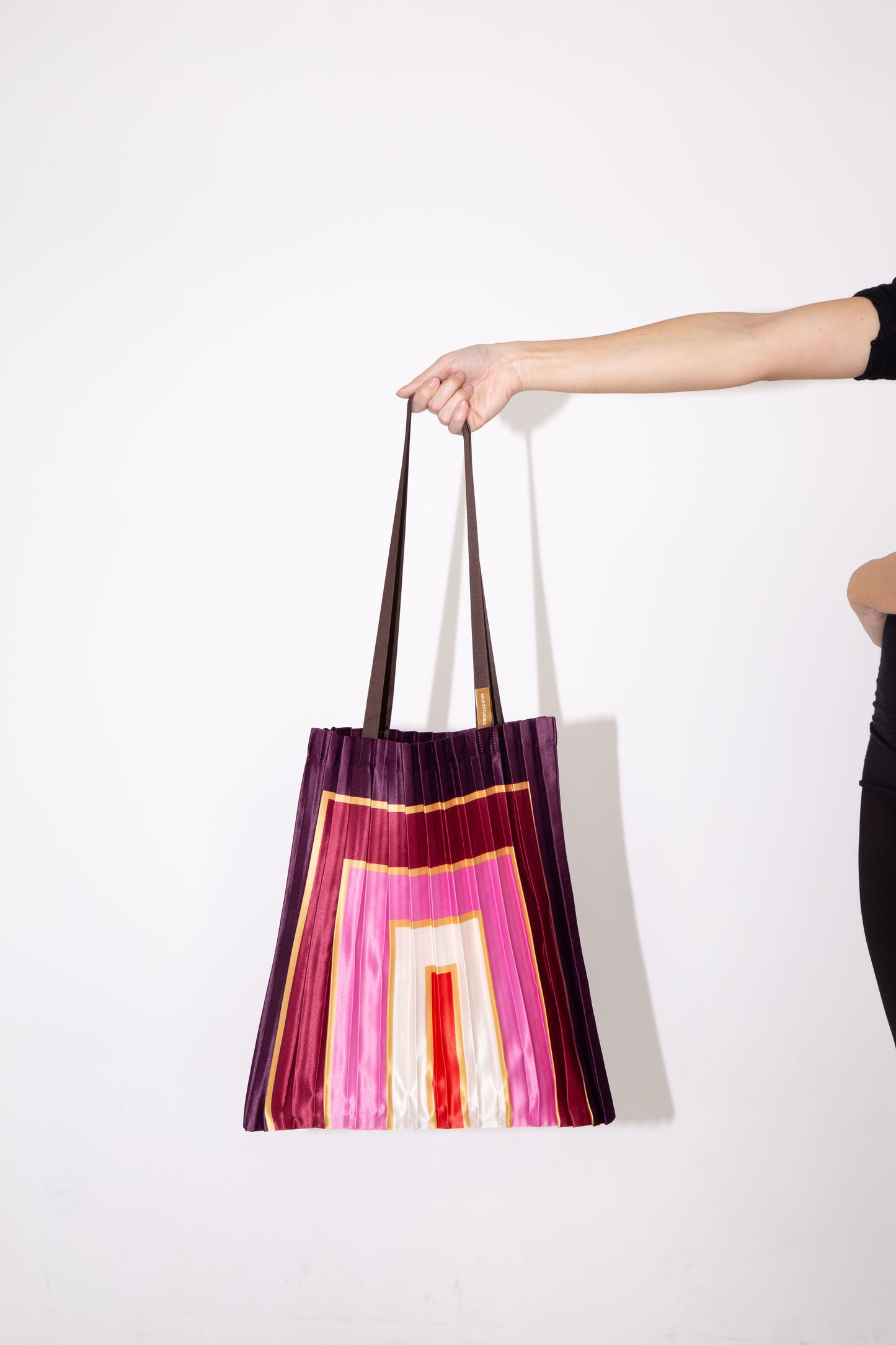 Multitudes Satin Pleated Villasimius Tote Bag