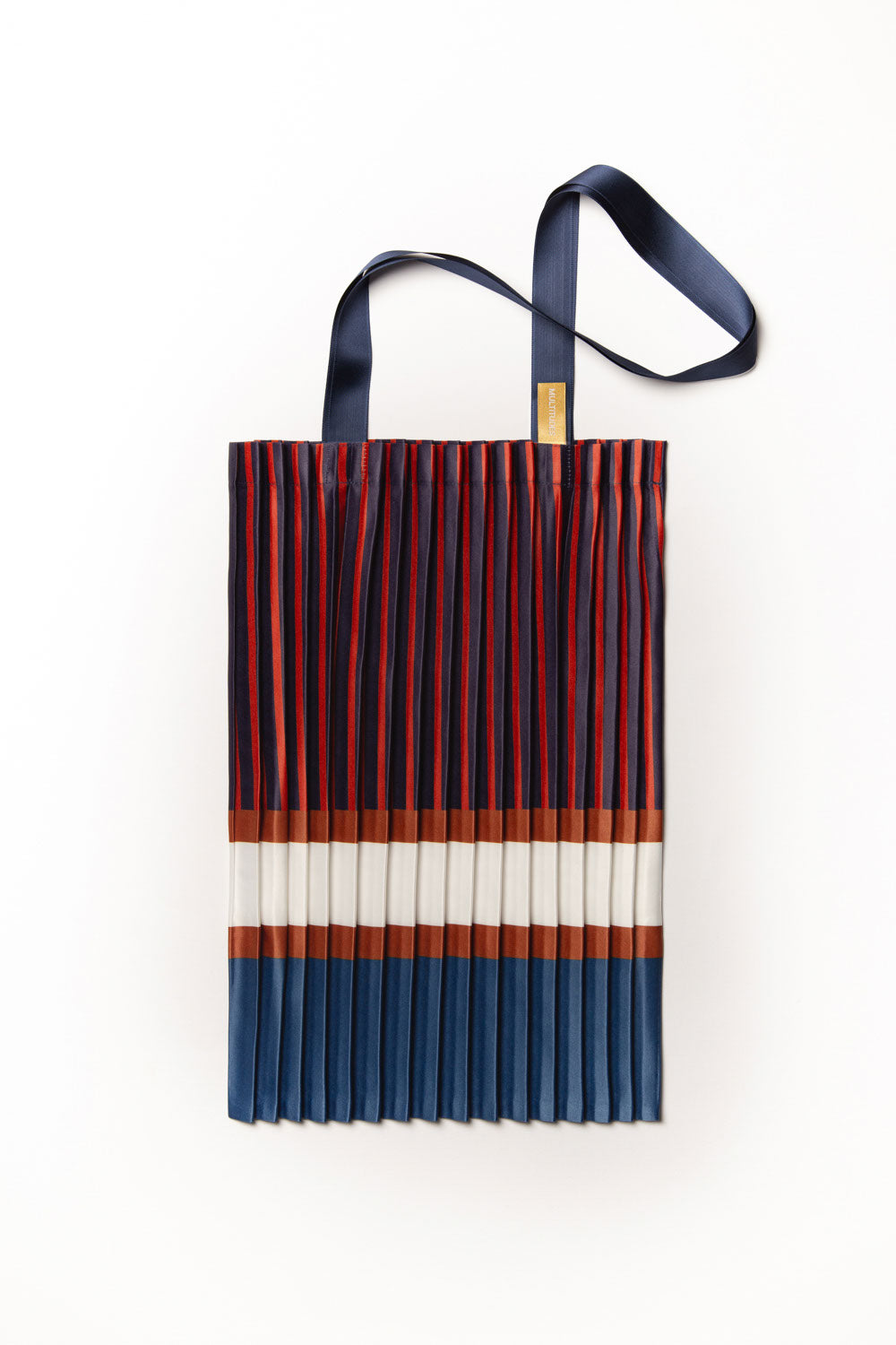 Multitudes Satin Pleated Chiavari Tote Bag