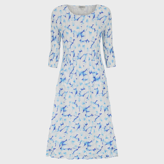 Alquema | 3/4 Sleeve Smash Pocket Dress / Ocean Foam