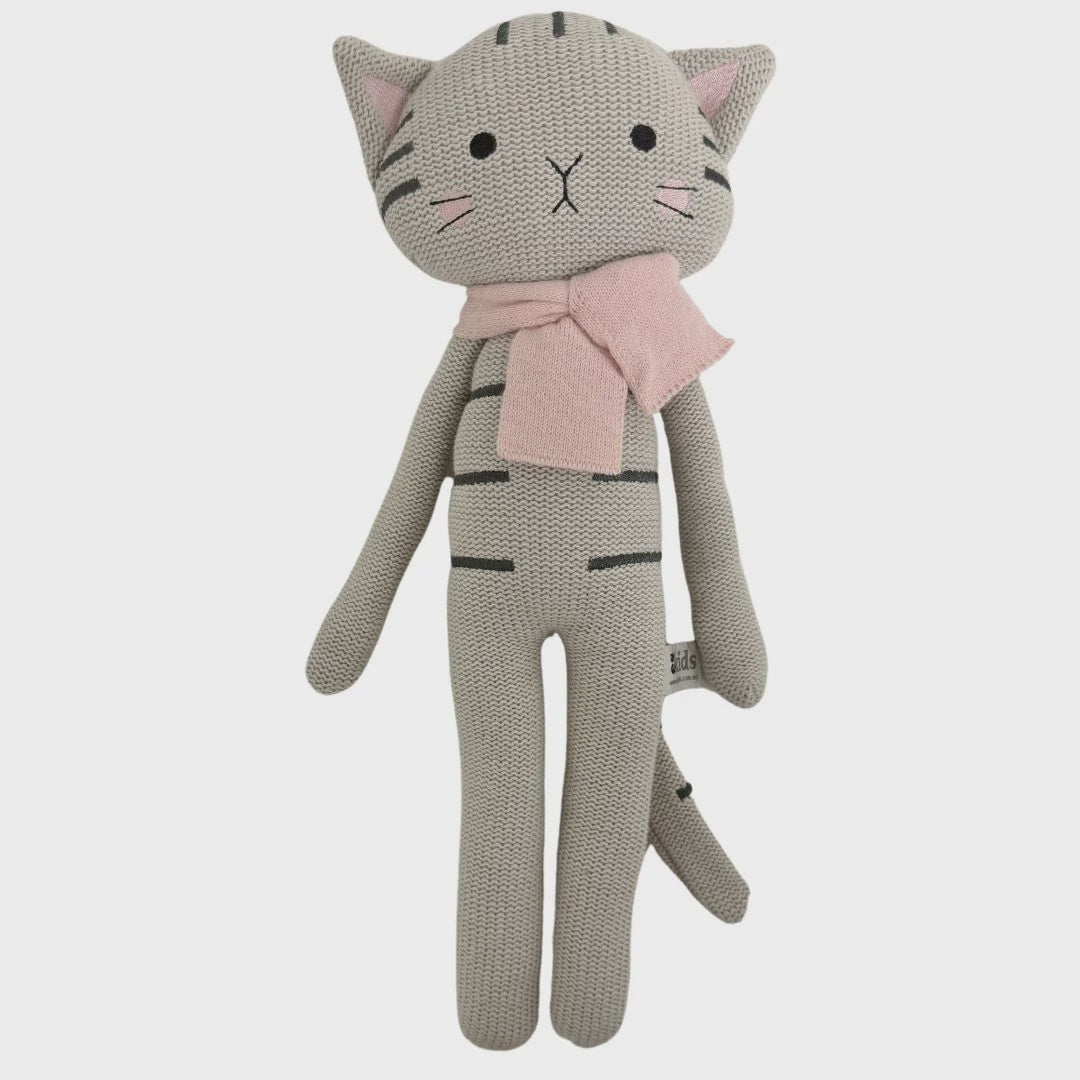 Eco Knitted Cat Large - 40cm