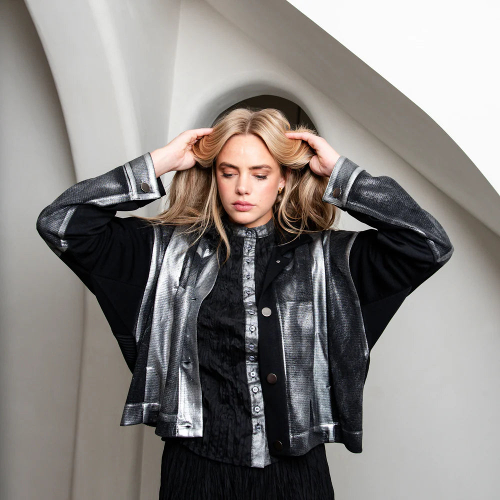 Alquema | Foil Plisse Jacket