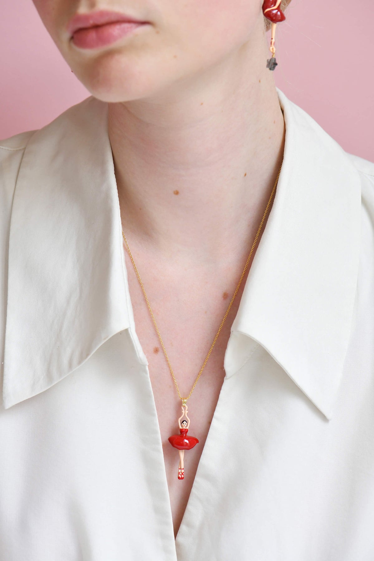 Collier Pas De Deux Red Red Necklace | RDD3593