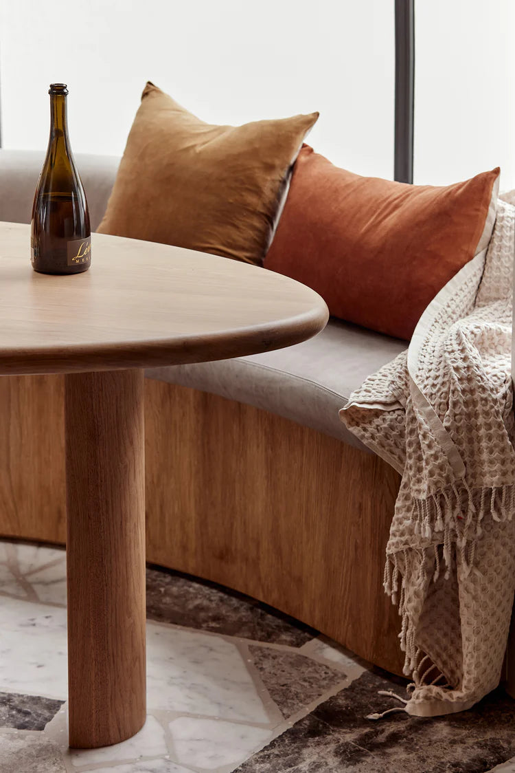 Linen/Velvet Cushion Range | Terracotta Square