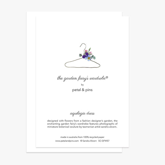 Aquilegia Dress Greeting Card