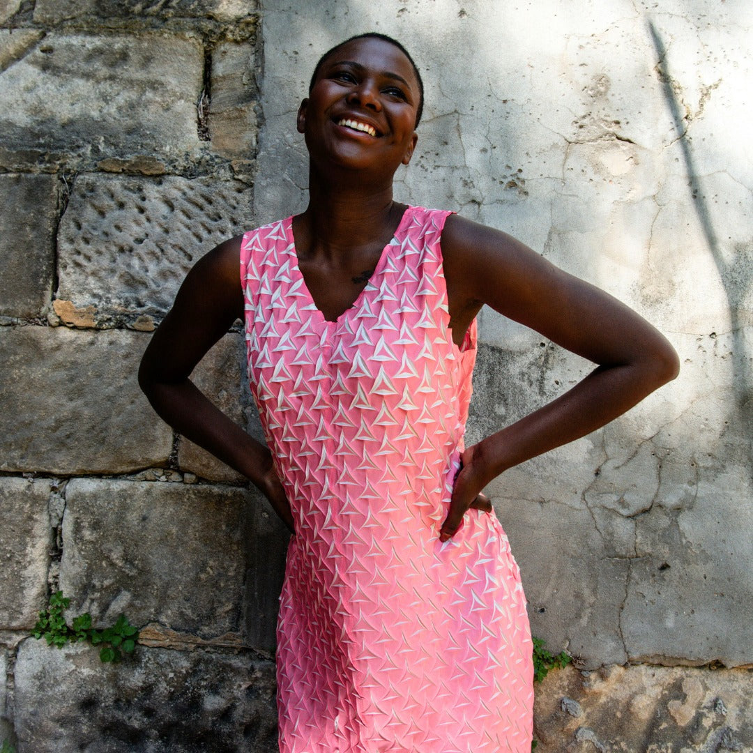 Alquema | NEW Northern Star Dress / PINK WHITE