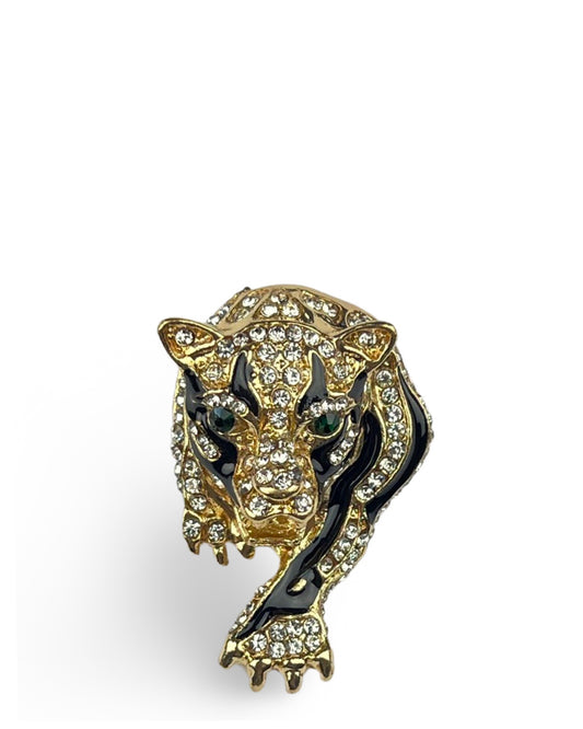 Tiger Prowl Pin - Gold