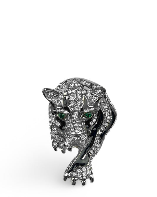 Tiger Prowl Pin - Silver