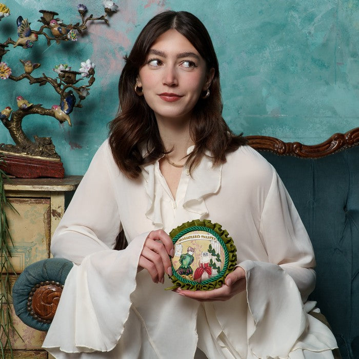 Twelfth Night Round Coin Purse