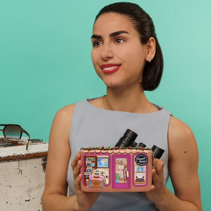 Vendula London Vendula Voyage Travel Shop Medium Ziparound Wallet