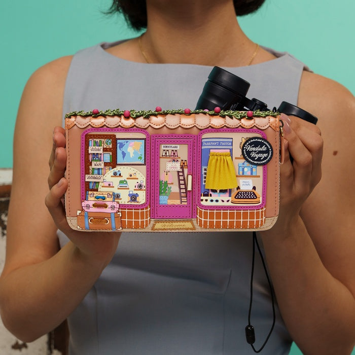 Vendula London Vendula Voyage Travel Shop Large Ziparound Wallet