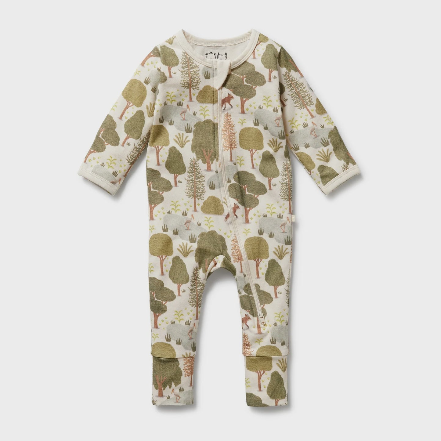 Little Trees Organic Zipsuit with Feet
