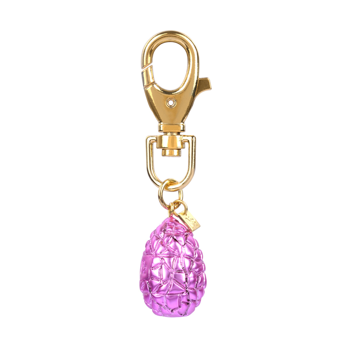 Easter Egg-Shaped Key Holder Pink Charms | zee4031