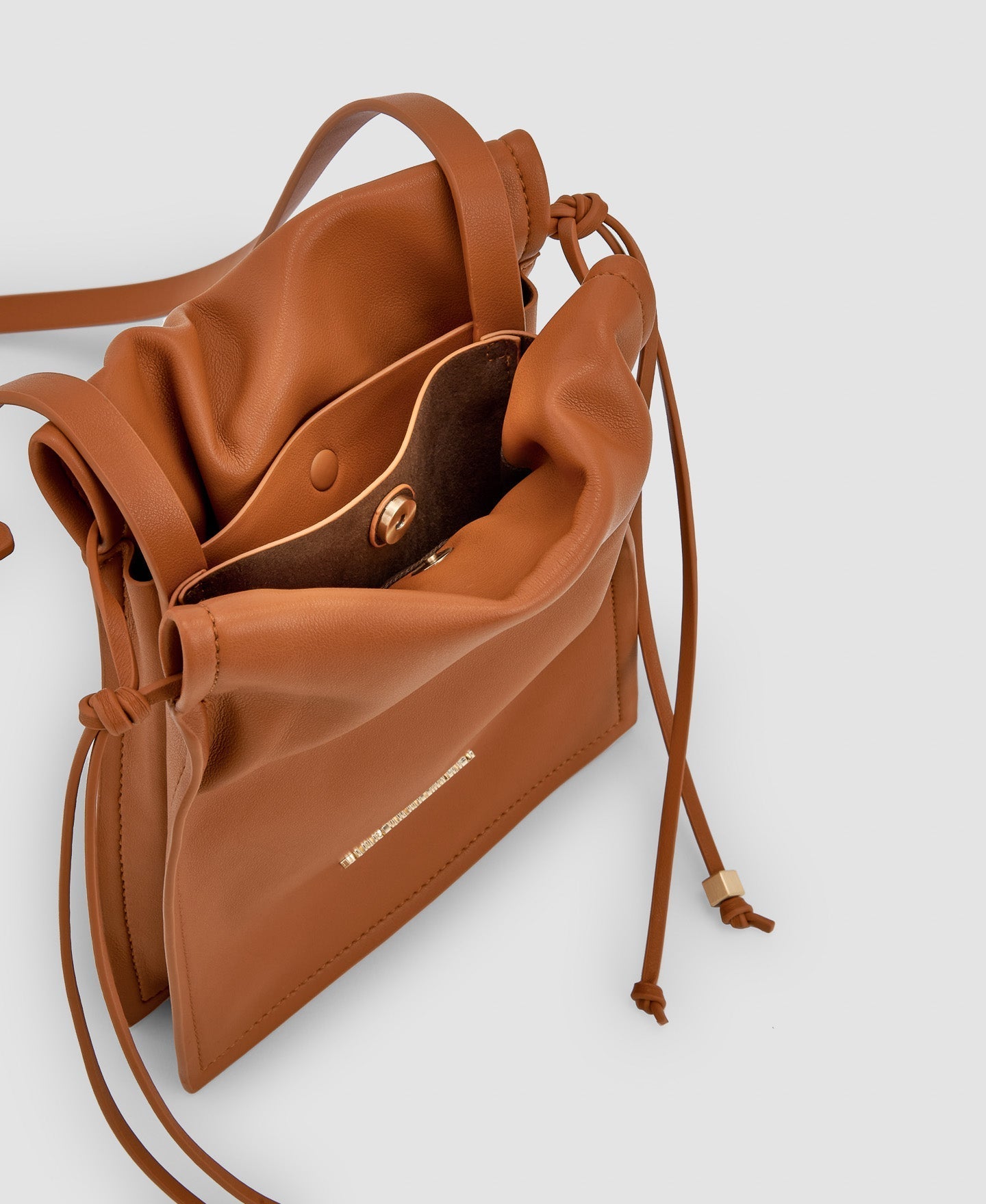 Women Bags | Amber Recycled Material Small Shoulder Bag by Spanish designer Adolfo Dominguez