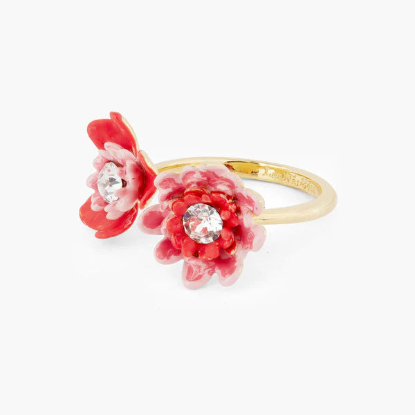 Anemone And Gerbera Adjustable Ring | AQHC6021