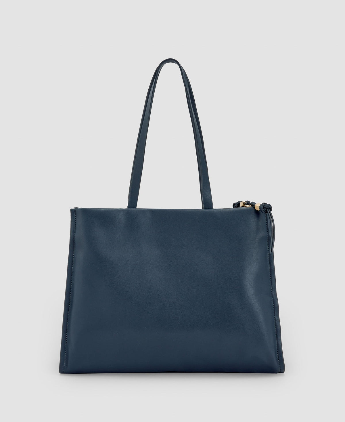 Women Bags | Anthracite Grey Recycled Material Large Shopper by Spanish designer Adolfo Dominguez