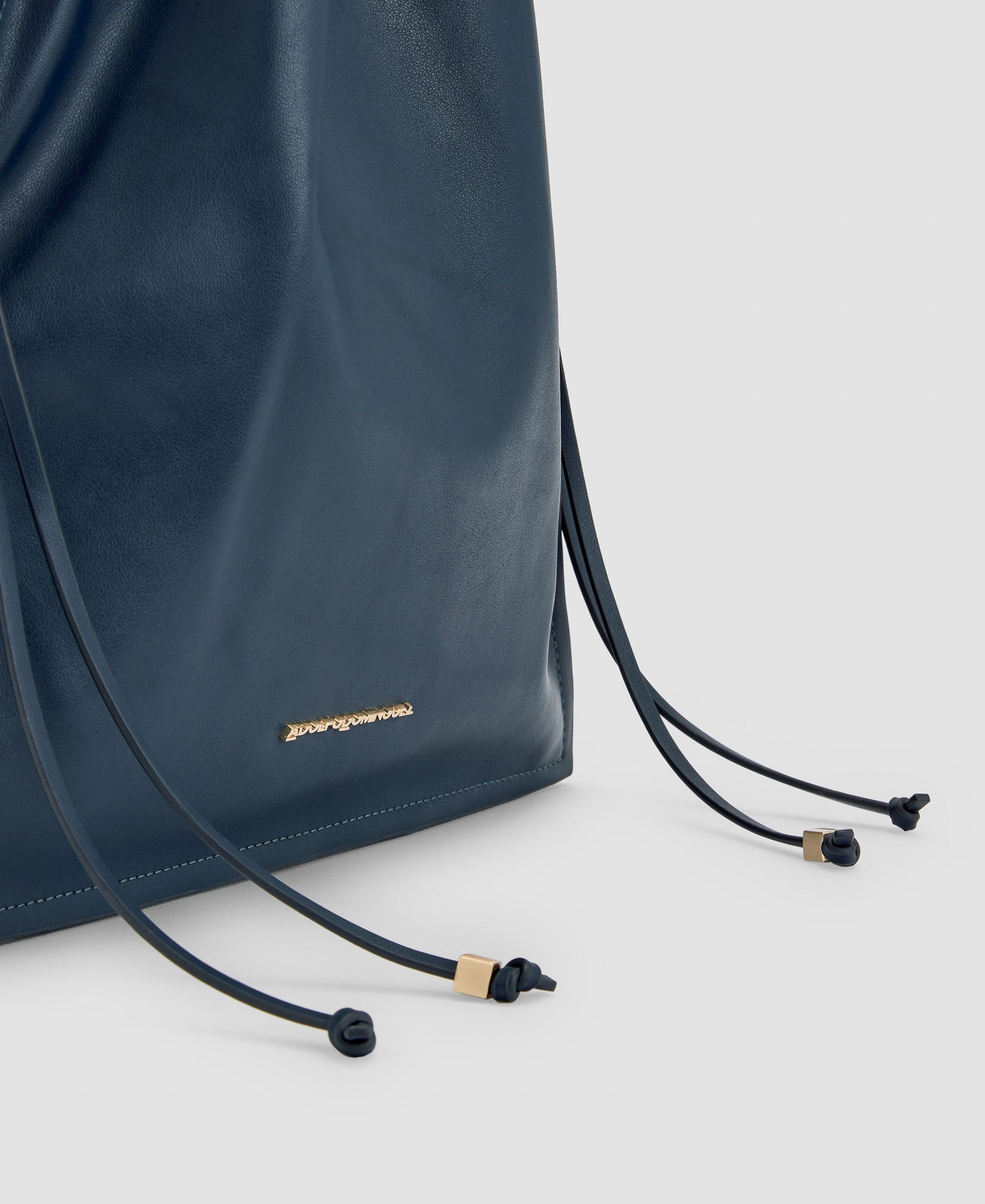 Women Bags | Anthracite Grey Recycled Material Vertical Shopper by Spanish designer Adolfo Dominguez