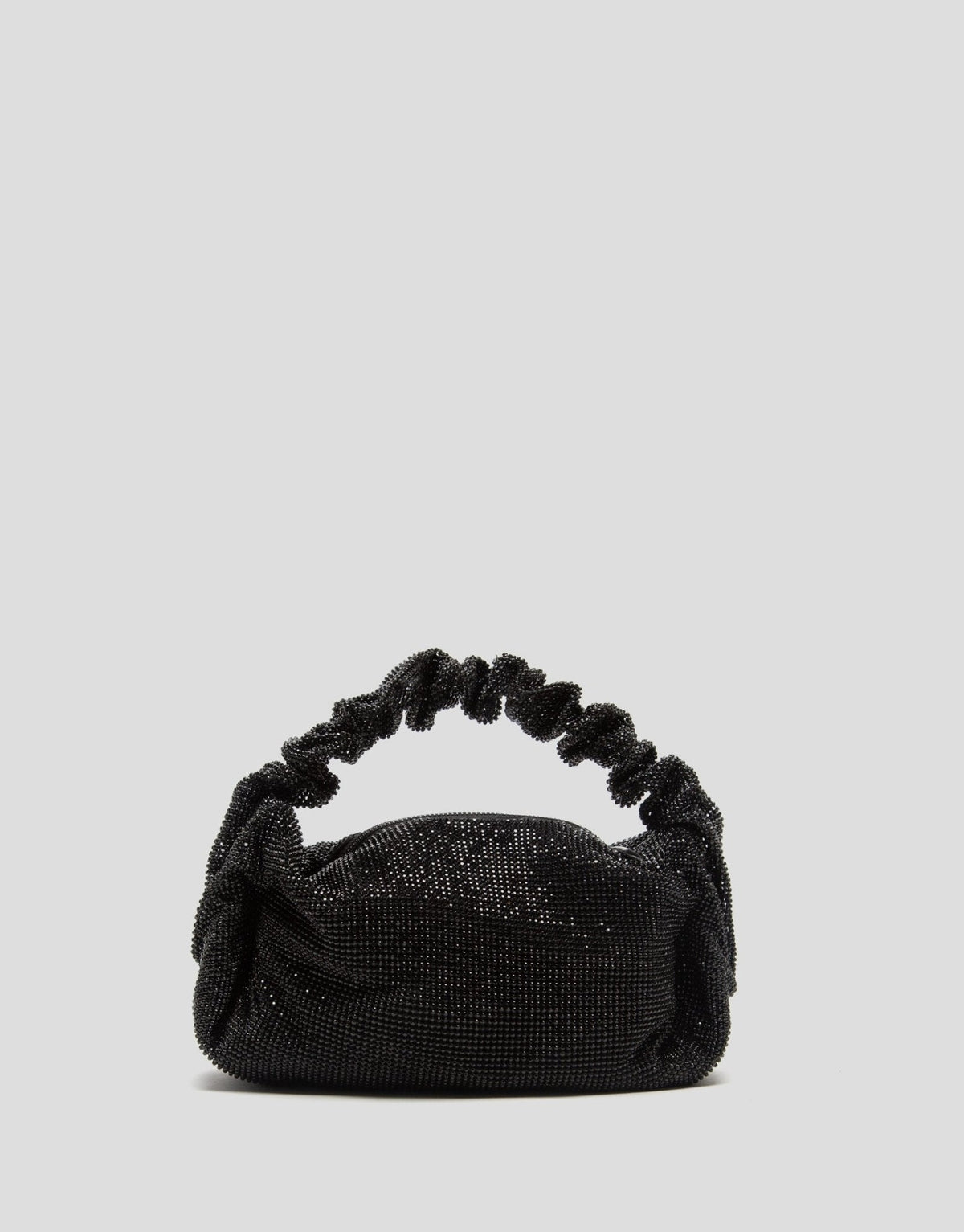 Handbags | Ariana Cristal Mesh Black Handbag by Spanish designer Roberto Verino