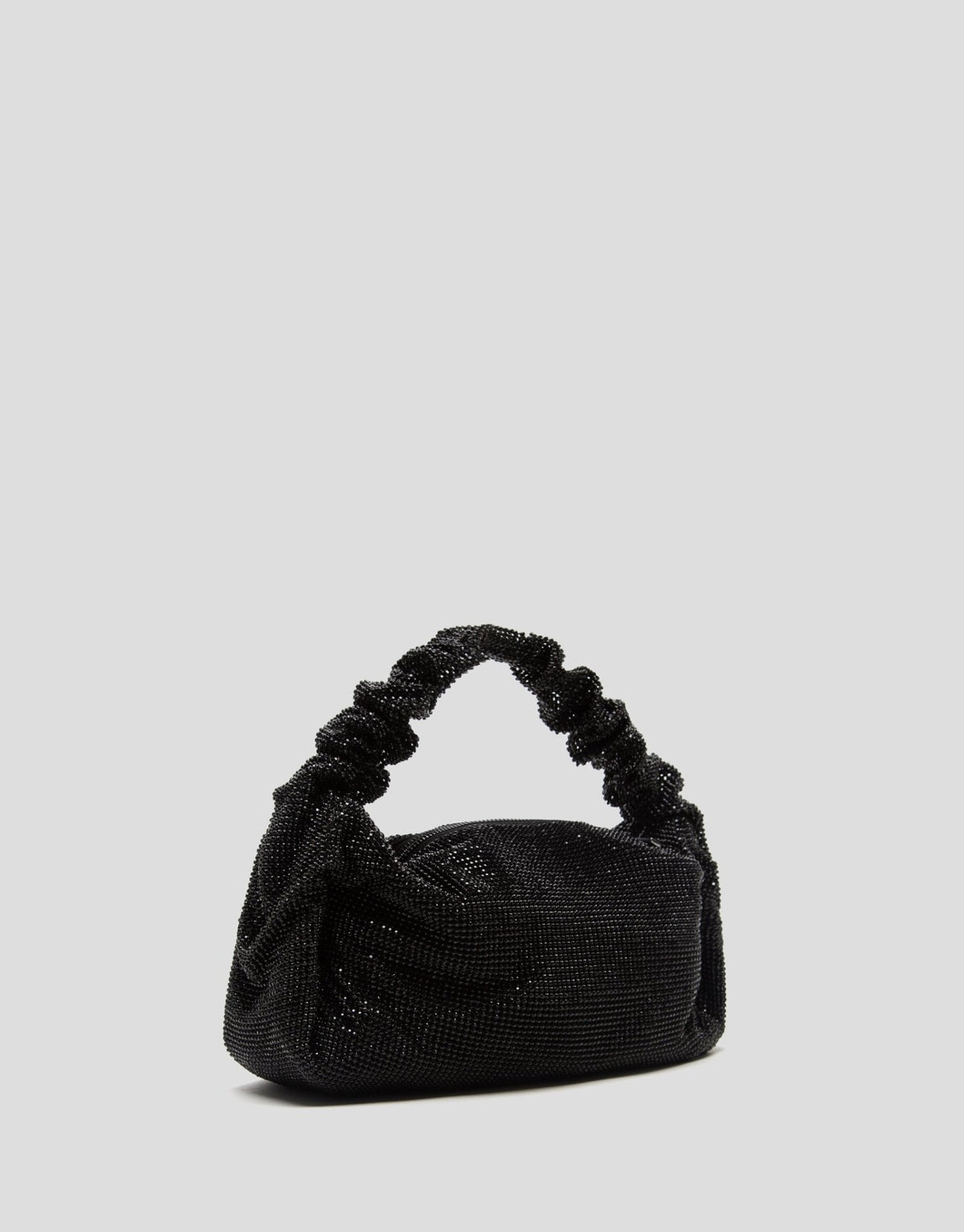 Handbags | Ariana Cristal Mesh Black Handbag by Spanish designer Roberto Verino