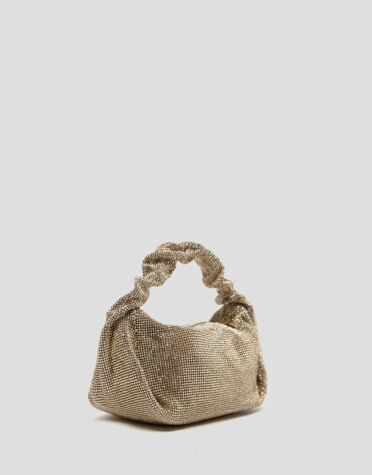 Handbags | Ariana Cristal Mesh gold handbag by Spanish designer Roberto Verino