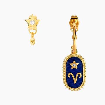 Aries Zodiac Sign Earrings
