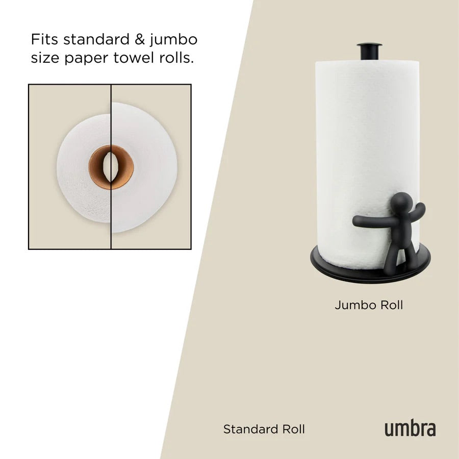 Buddy Paper Towel Holder Black