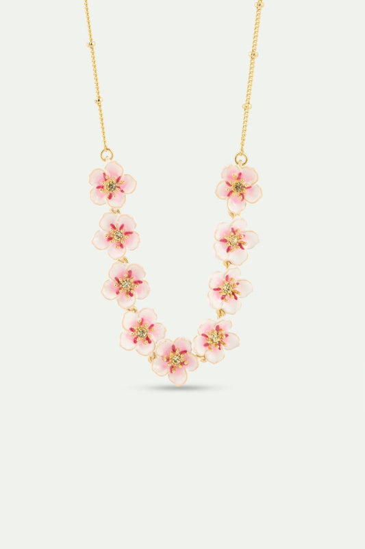Mini Cherry Blossom Statement Necklace | AYHM3011 - Les Nereides