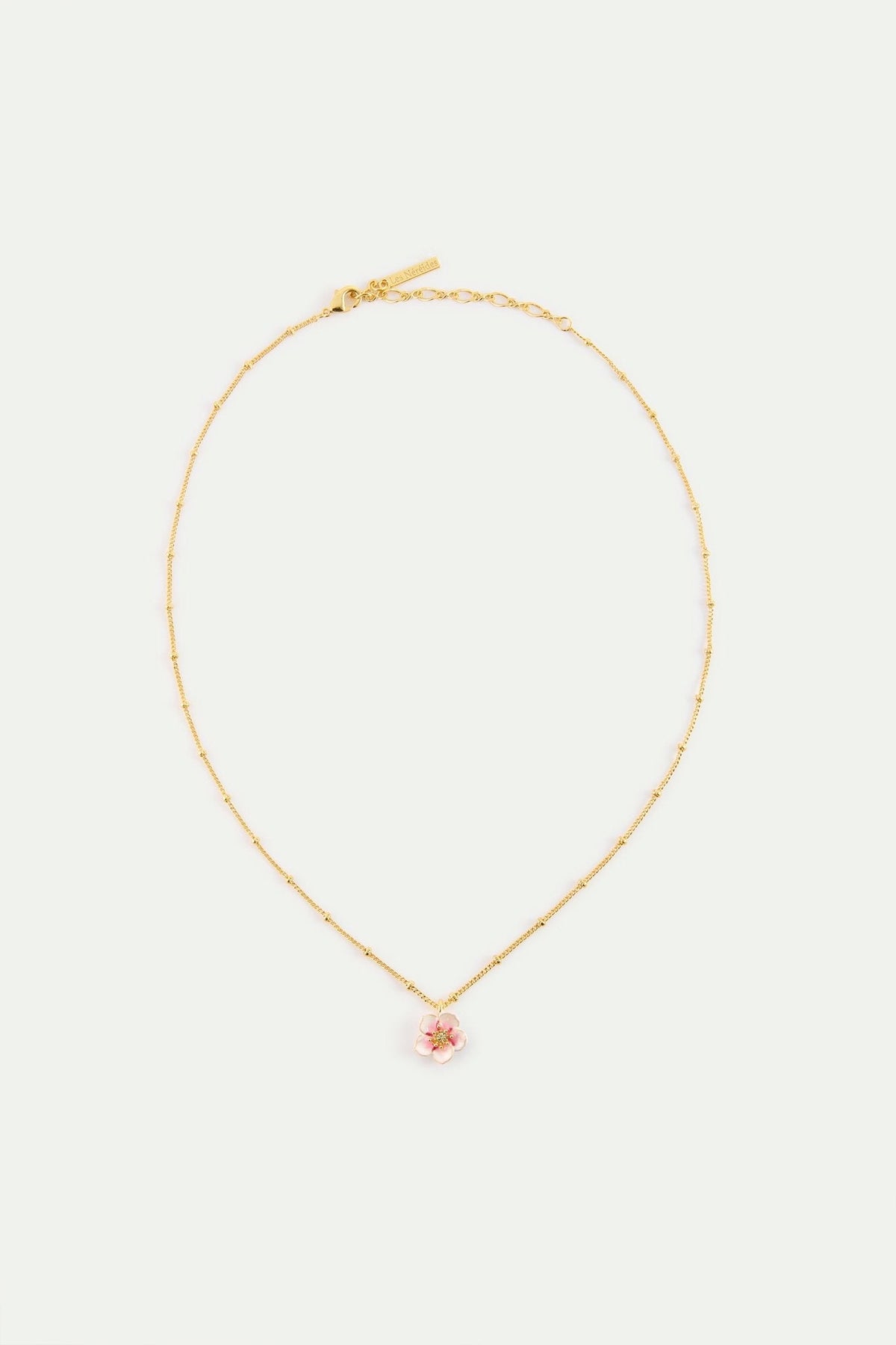Mini Cherry Blossom Pendant Necklace | AYHM3021 - Les Nereides