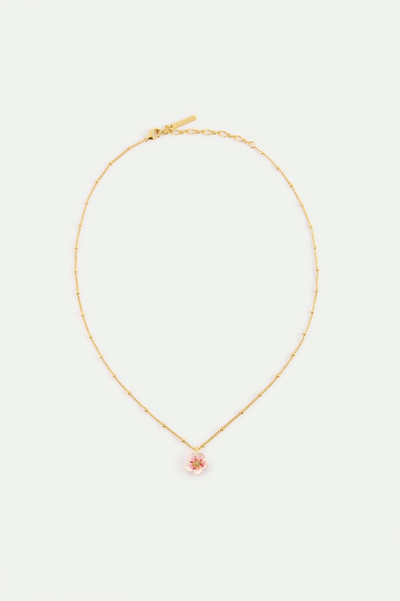 Mini Cherry Blossom Pendant Necklace | AYHM3021 - Les Nereides