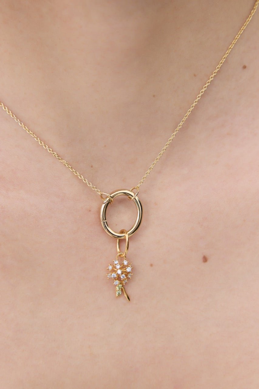 Gold Dandelion Pendant, Resilience and Freedom | AYPE4021 - Les Nereides