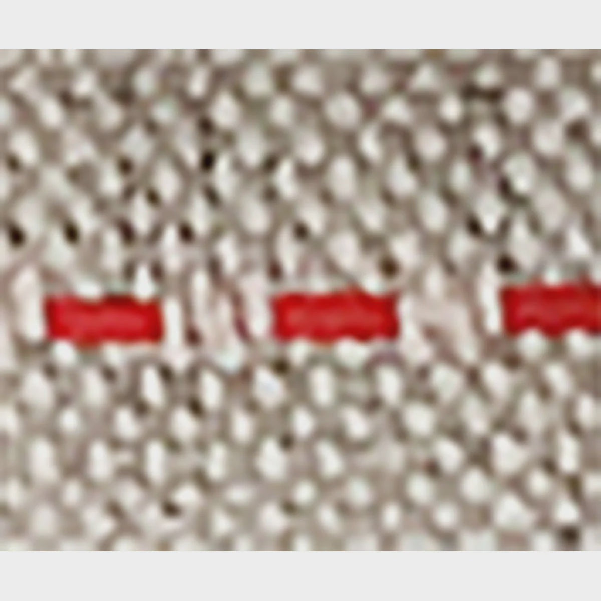 Woven Stitch 15Mm X 20Mtrs Natural/Red