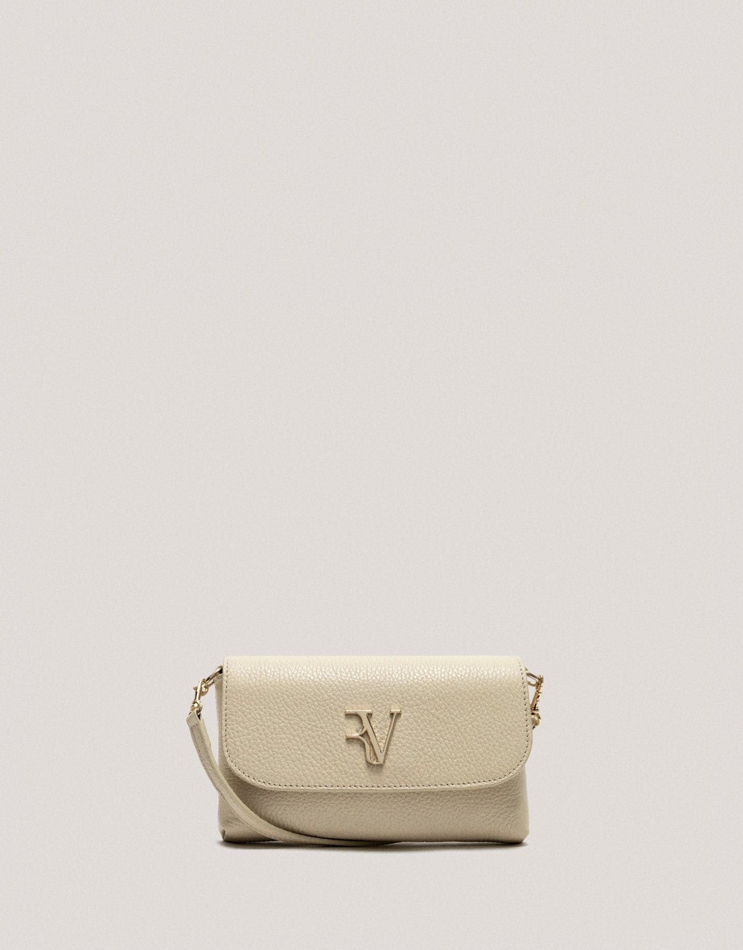 Handbags | Beige leather Rita handbag by Spanish designer Roberto Verino