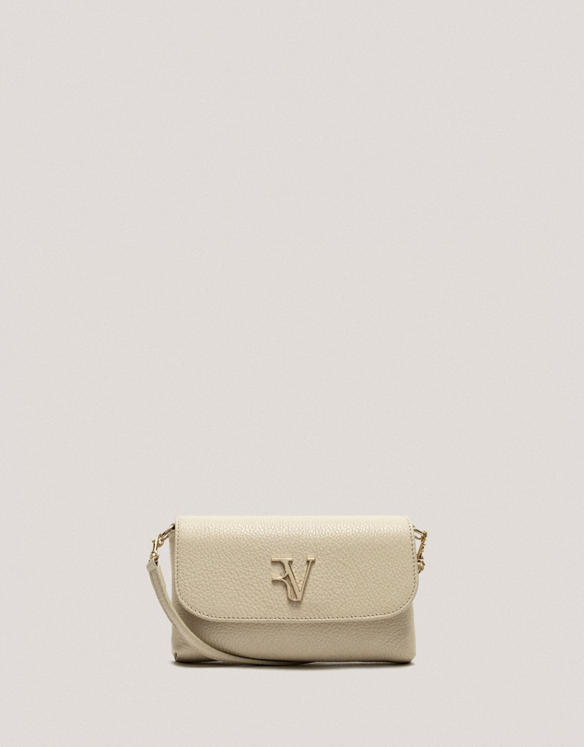 Handbags | Beige leather Rita handbag by Spanish designer Roberto Verino