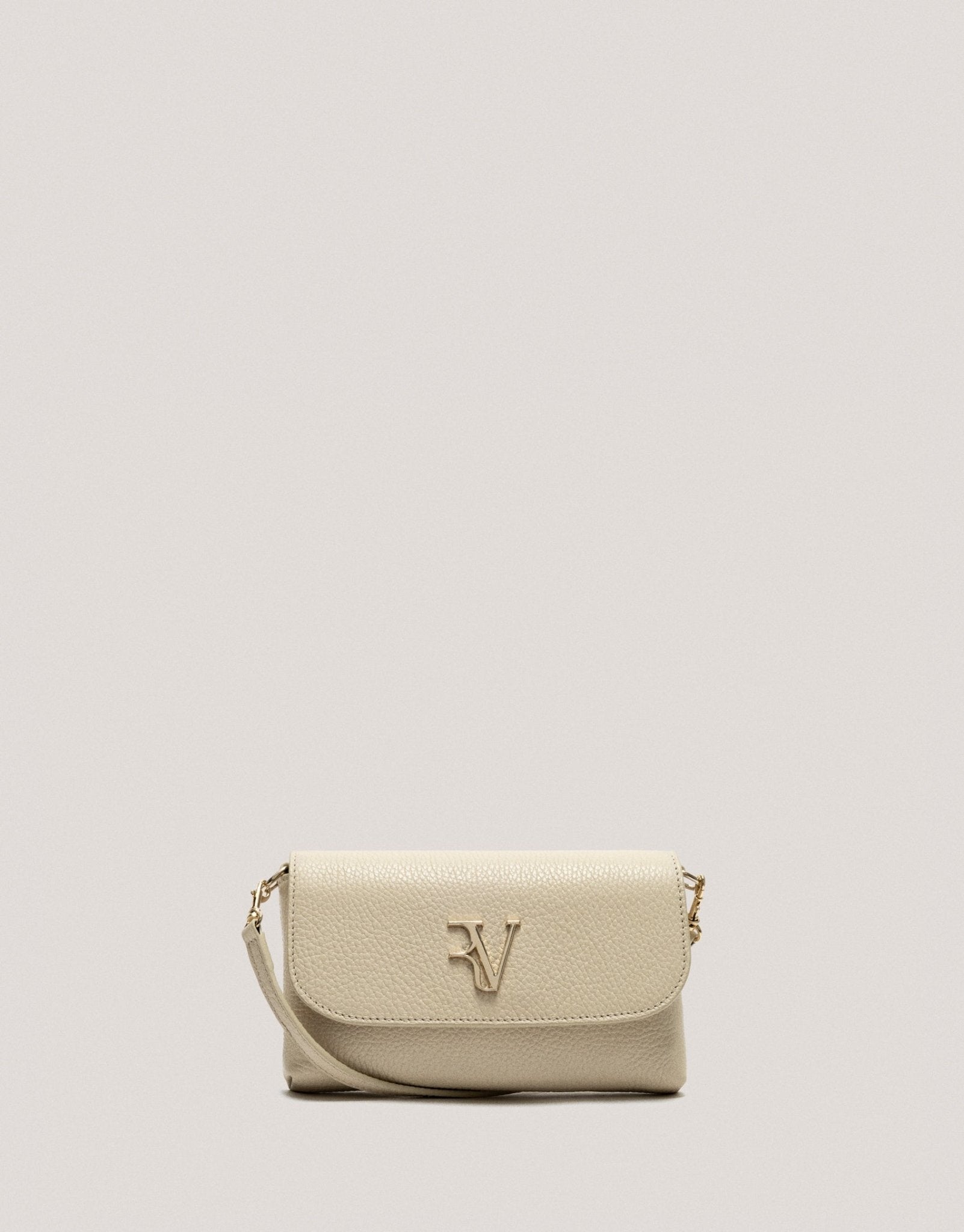 Handbags | Beige leather Rita handbag by Spanish designer Roberto Verino