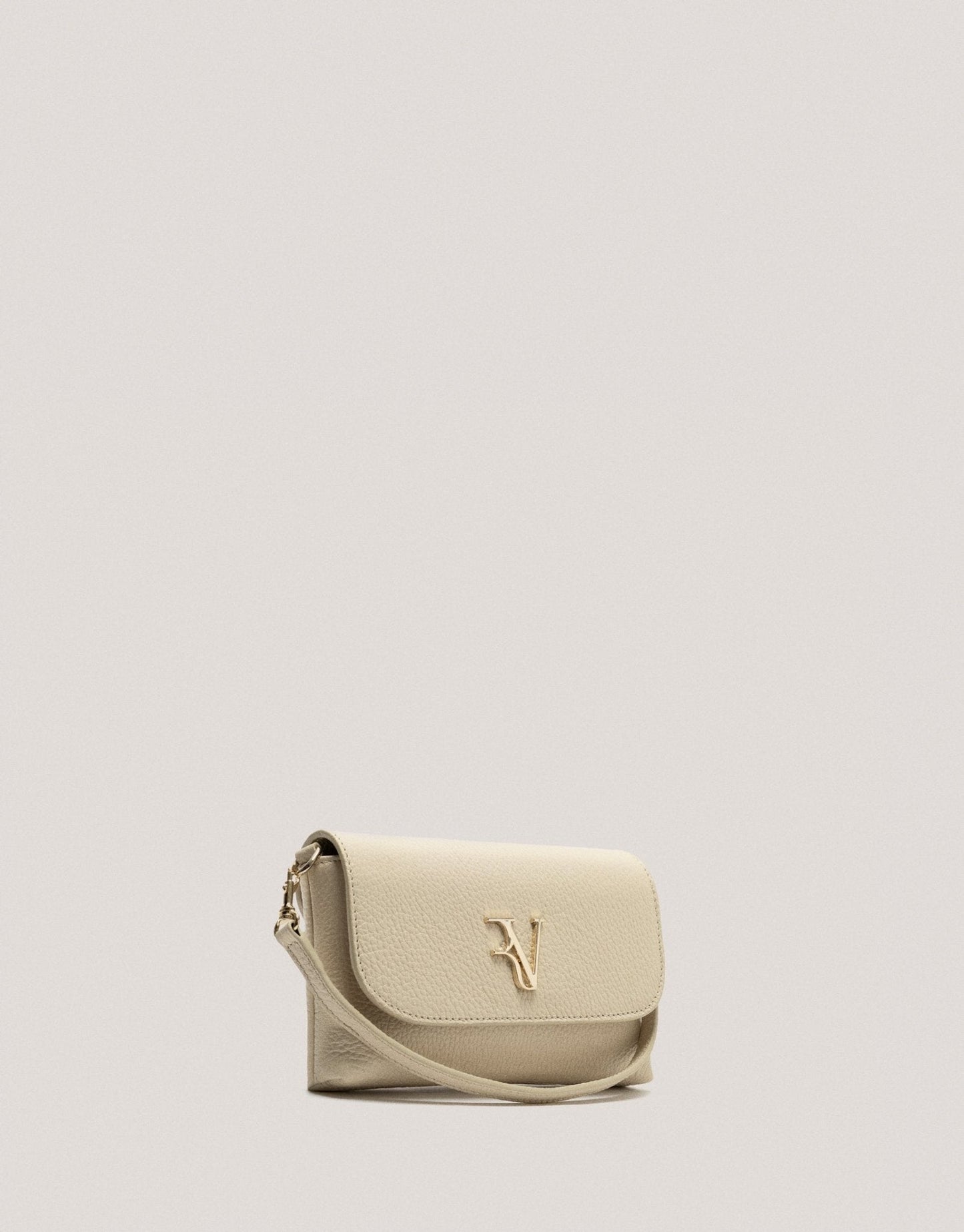 Handbags | Beige leather Rita handbag by Spanish designer Roberto Verino