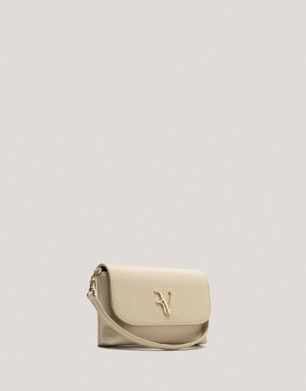 Handbags | Beige leather Rita handbag by Spanish designer Roberto Verino