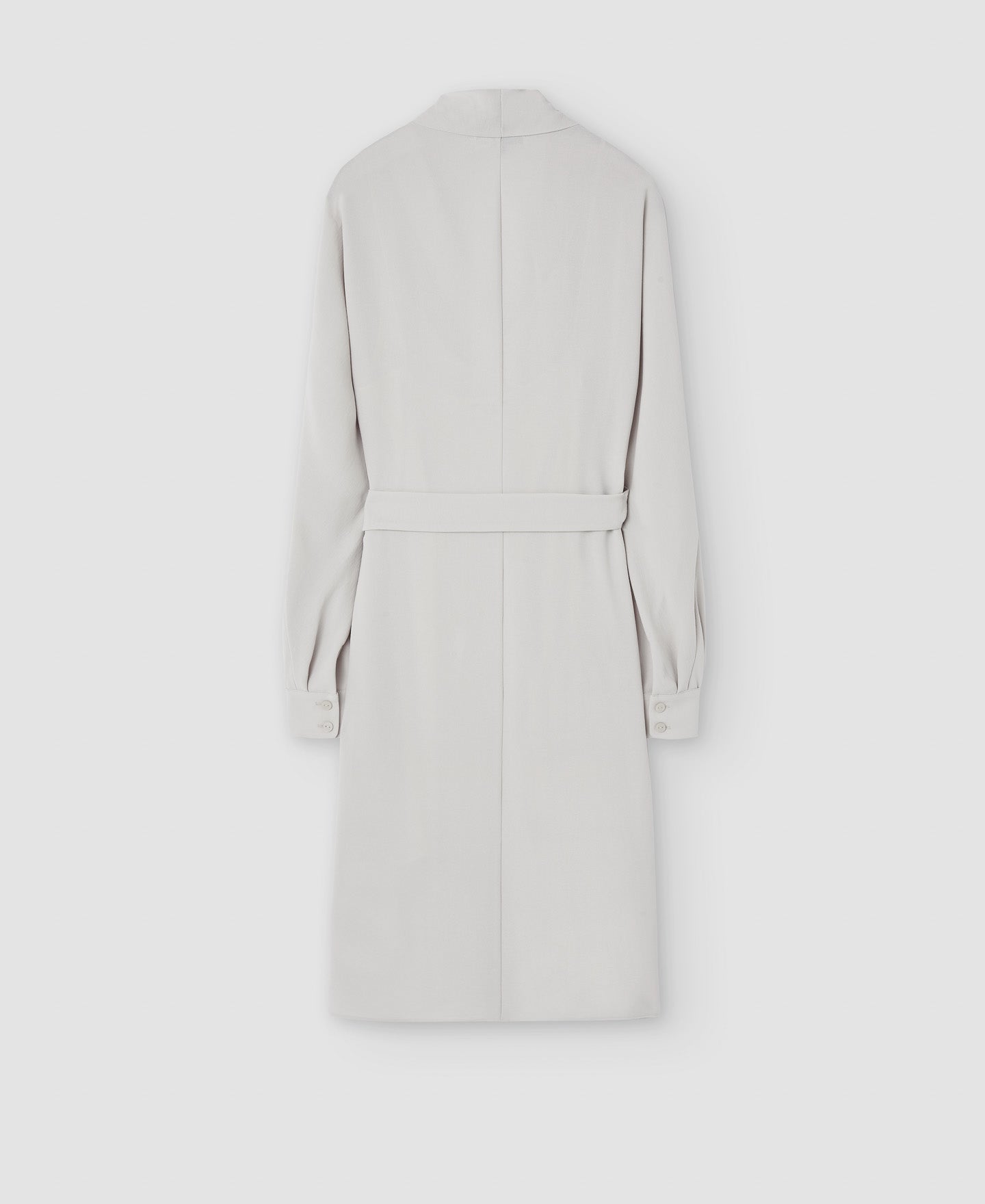 Women Dress | Beige Long Sleeve Breasted Dress by Spanish designer Adolfo Dominguez
