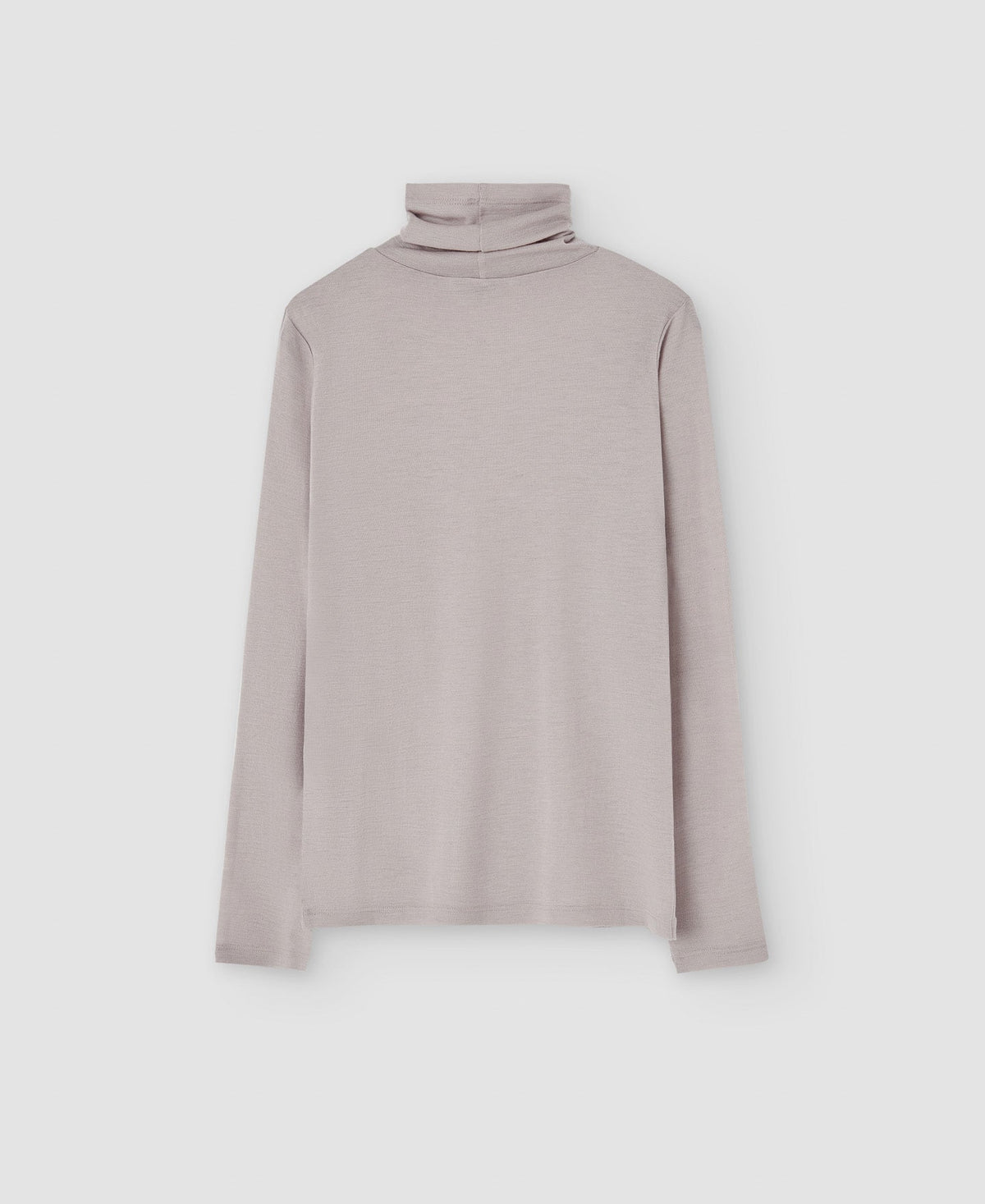 Women Long-Sleeve T-Shirt | Beige Merino Wool Long Sleeve T-Shirt by Spanish designer Adolfo Dominguez