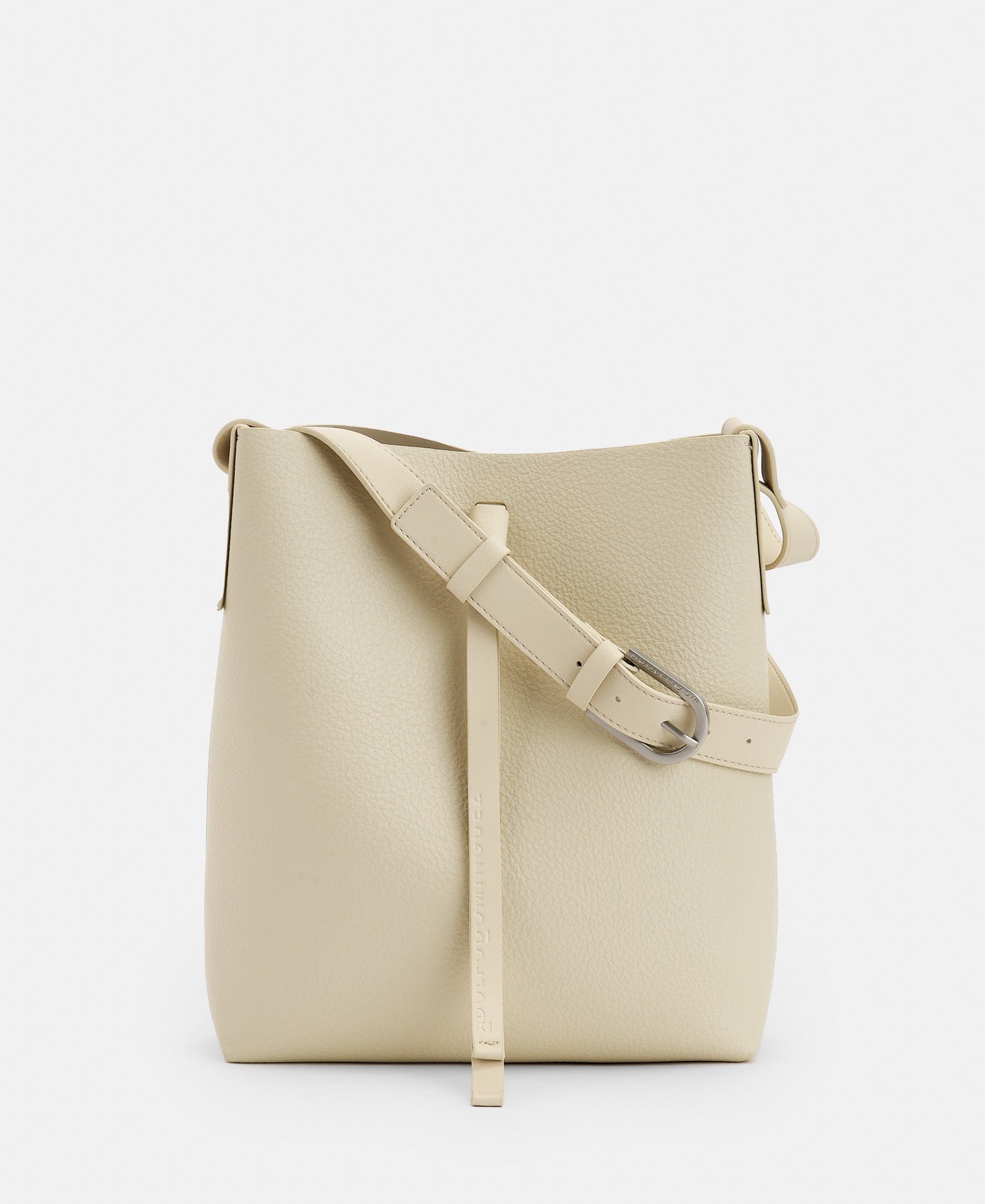 Women Bags | Beige Recycled Material Hobo by Spanish designer Adolfo Dominguez