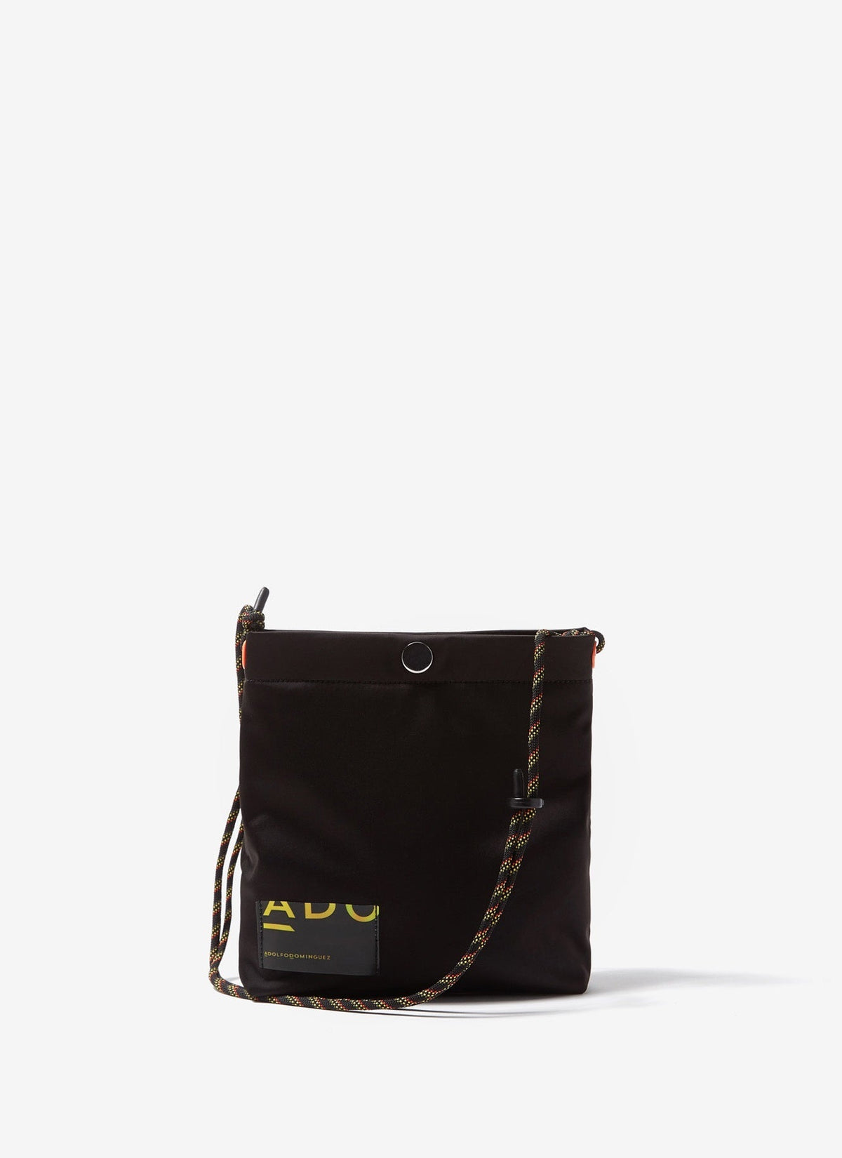 Women Bags | Black Flat Nylon Crossbody Bag by Spanish designer Adolfo Dominguez