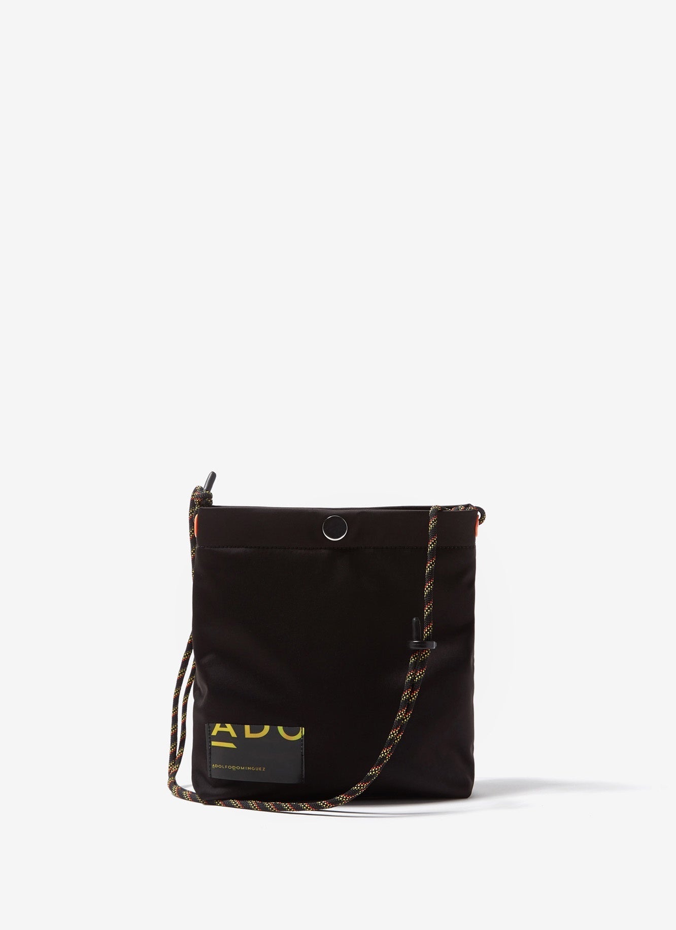 Women Bags | Black Flat Nylon Crossbody Bag by Spanish designer Adolfo Dominguez