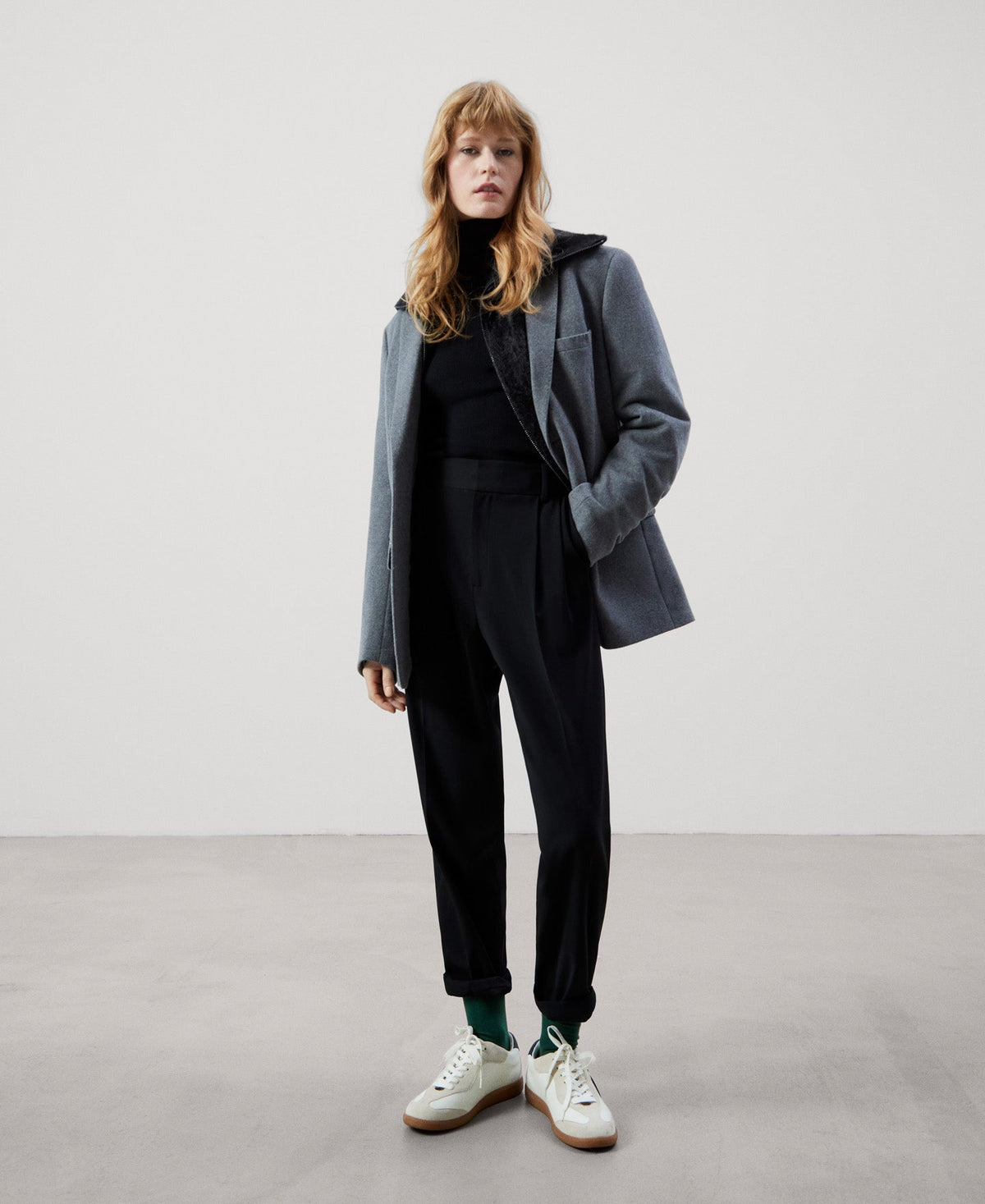 Women Knit Jacket | Black Jacket by Spanish designer Adolfo Dominguez