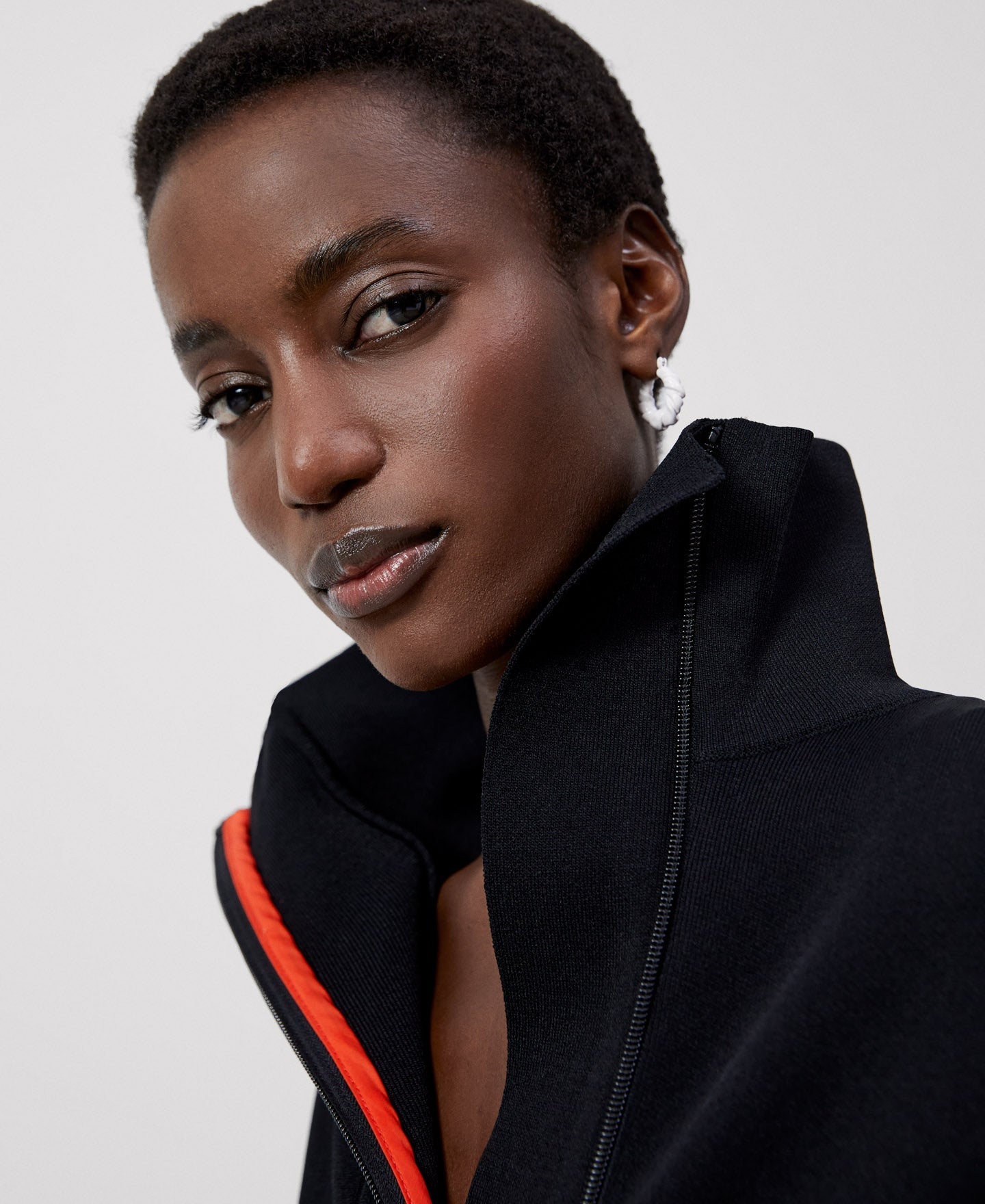 Women Knit Jacket | Black Knit Jacket by Spanish designer Adolfo Dominguez