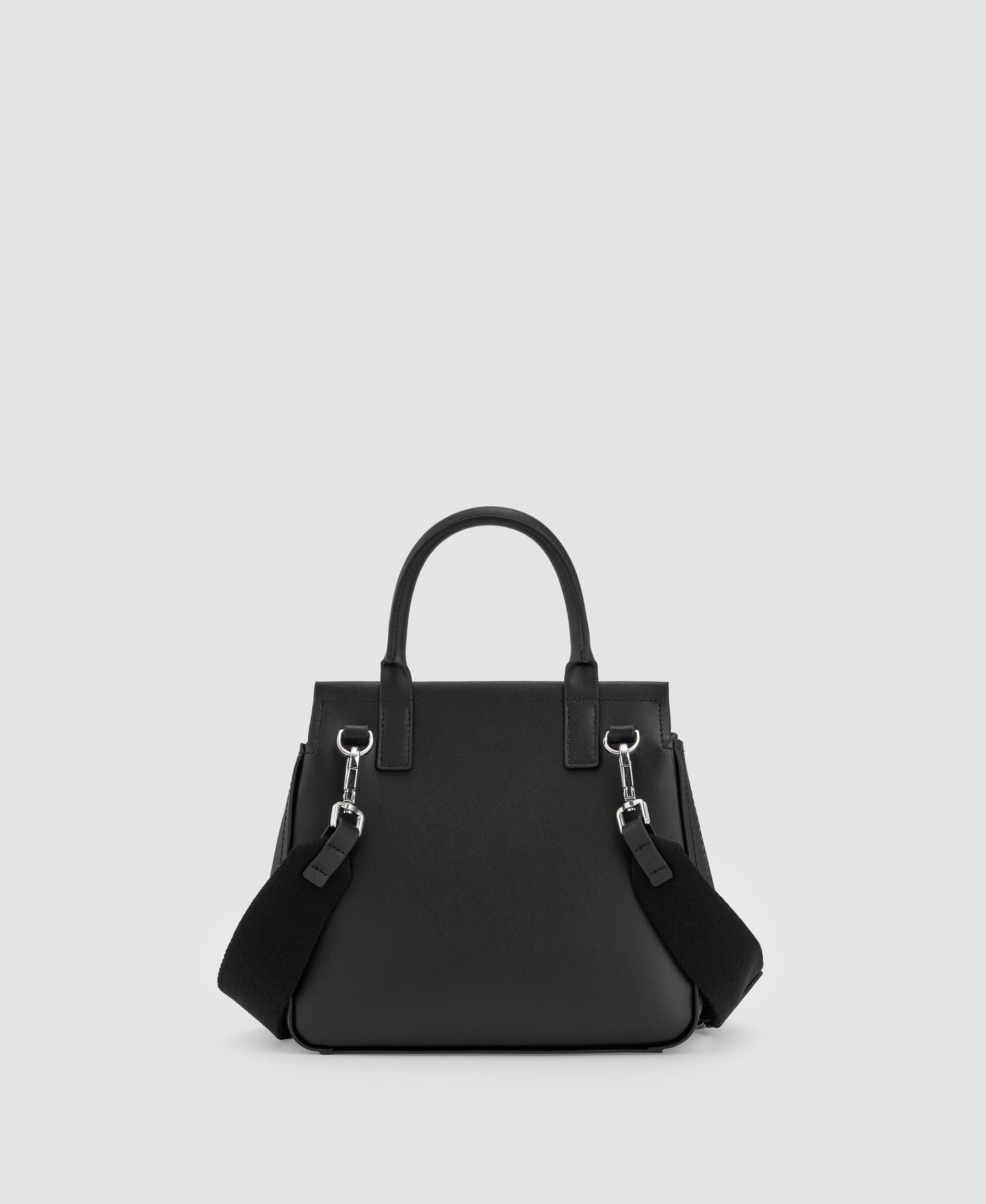 Women Leather Bag | Black Leather Bag by Spanish designer Adolfo Dominguez