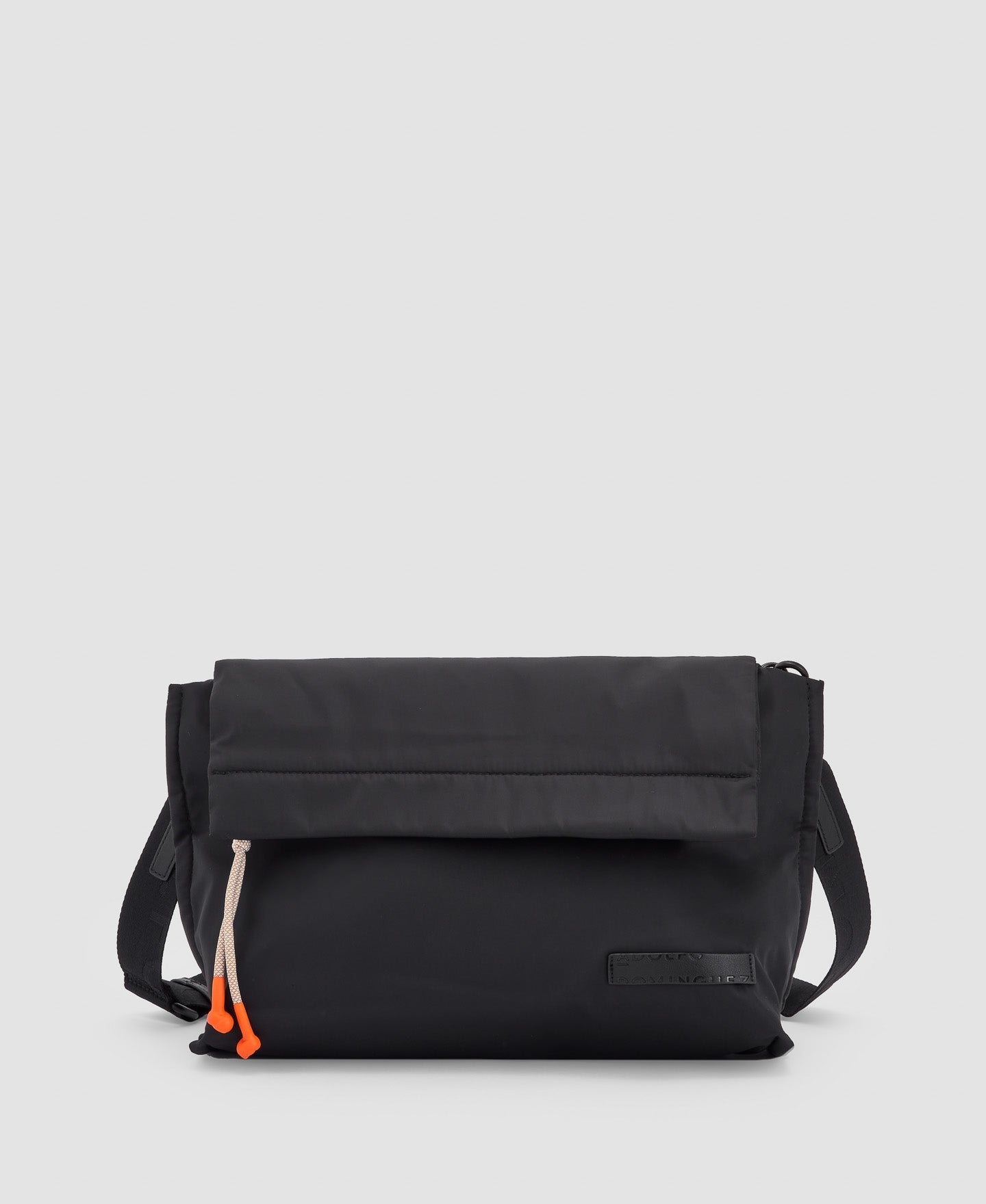 Women Bags | Black Medium Shoulder Bag by Spanish designer Adolfo Dominguez