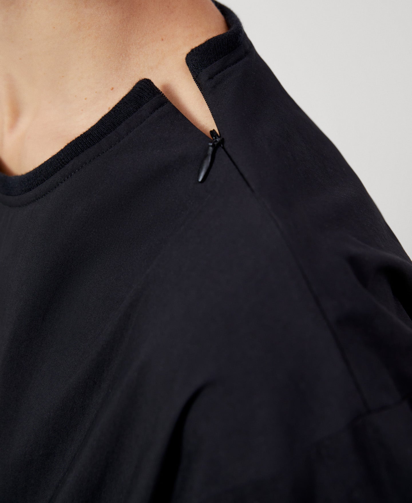 Men Jumper | Black Organic Cotton Crew Neck Sweatshirt by Spanish designer Adolfo Dominguez