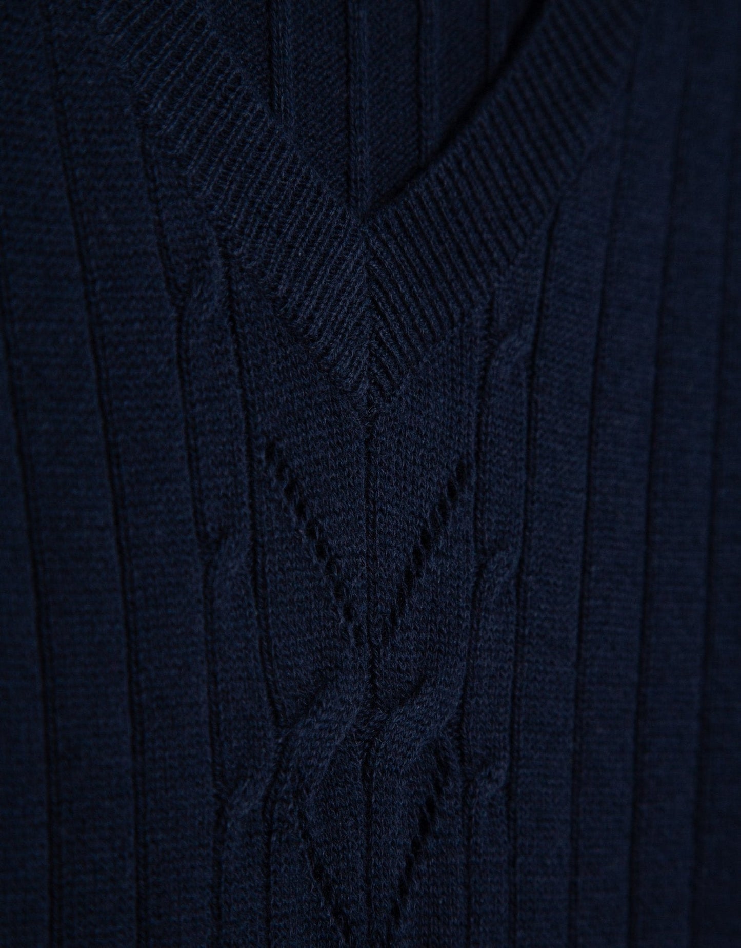 General | Black Raw V - neck sweater with central stripe by Spanish designer Roberto Verino