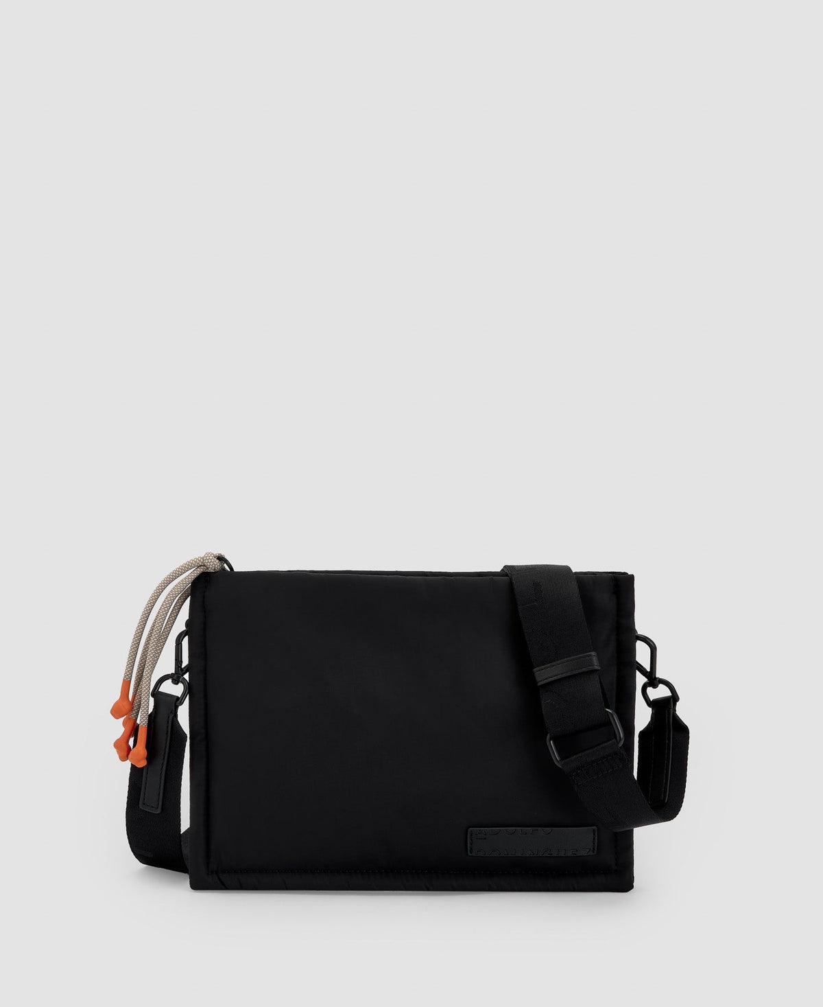 Women Bags | Black Rectangular Shoulder Bag by Spanish designer Adolfo Dominguez