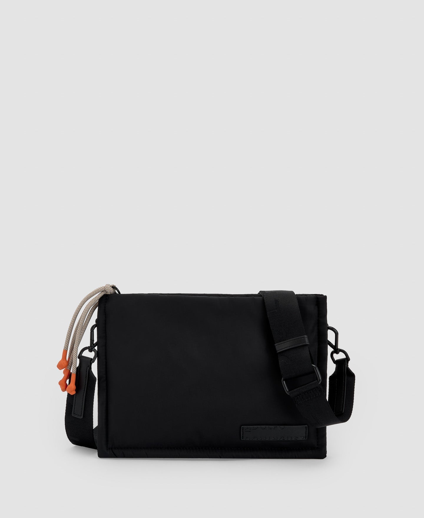 Women Bags | Black Rectangular Shoulder Bag by Spanish designer Adolfo Dominguez