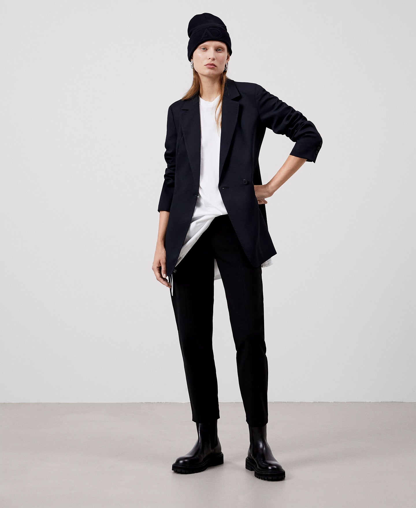 Women Trousers | Black Skinny Jeans by Spanish designer Adolfo Dominguez